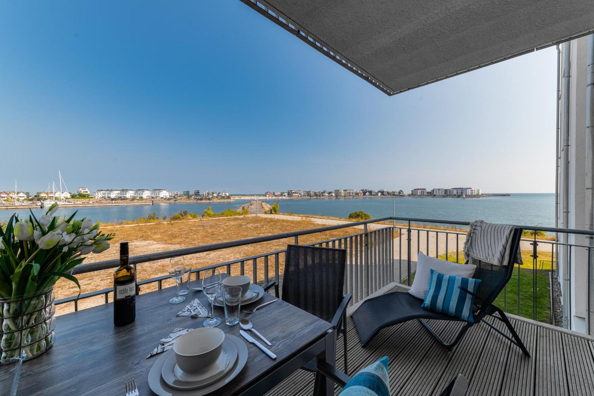 Ocean Star- 1 Og, Balkon, Hafenblick, Kamin Apartment Olpenitz Exterior photo